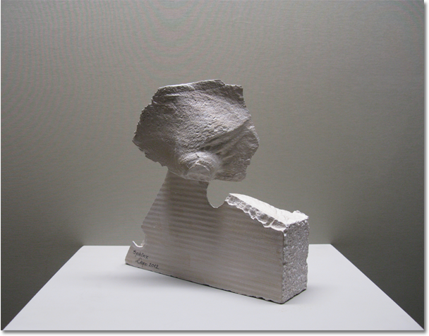 Sphinx I Relief I Brechung I Hartschaum I Acryl I 30 x 30 x 12 cm I 2012